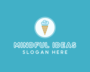 Cloud Ice Cream logo design