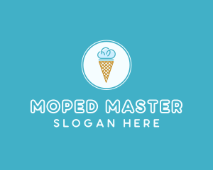 Cloud Ice Cream logo design