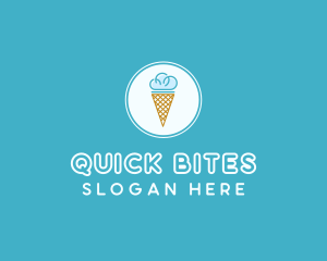 Cloud Ice Cream logo design