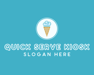 Cloud Ice Cream logo design