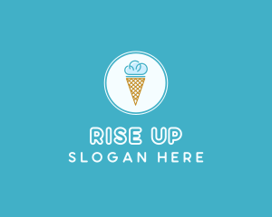 Cloud Ice Cream logo design