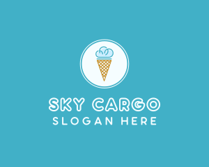 Cloud Ice Cream logo design