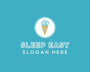 Cloud Ice Cream logo design