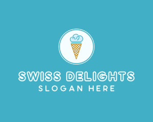 Cloud Ice Cream logo design