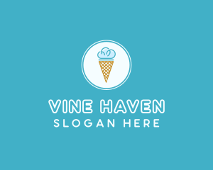 Cloud Ice Cream logo design