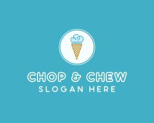 Cloud Ice Cream logo design