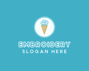 Cloud Ice Cream logo design