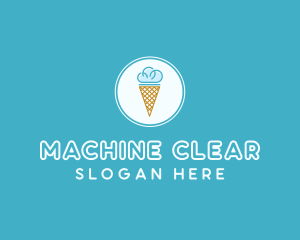 Ice Cream - Cloud Ice Cream logo design