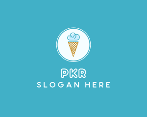 Cloud Ice Cream logo design