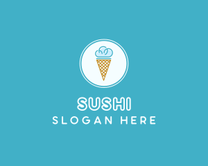 Cloud Ice Cream logo design