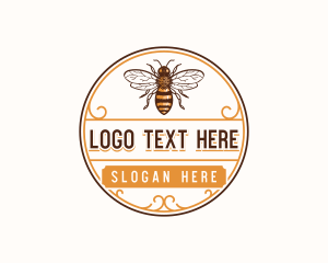 Wildlife - Bee Insect Wings logo design