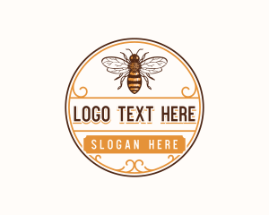 Bee Insect Wings Logo