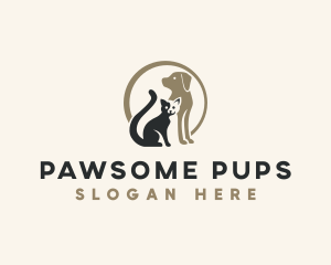 Dog Cat Kitten logo design