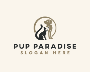 Dog Cat Kitten logo design