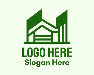 Green Apartment House Logo