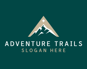 Mountain Star Peak logo design