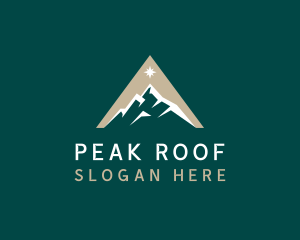 Mountain Star Peak logo design