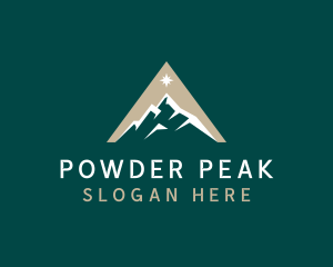 Mountain Star Peak logo design