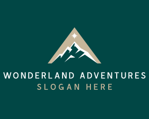 Mountain Star Peak logo design