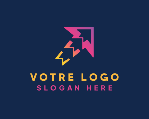 Gradient Logistics Arrow Logo