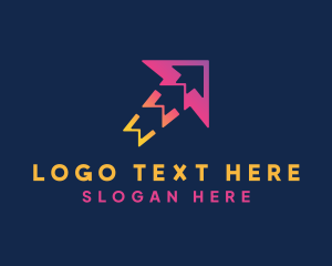 Gradient Logistics Arrow Logo