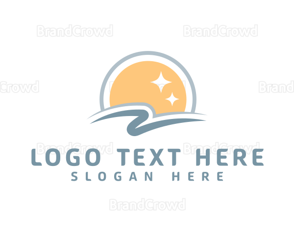 Sunny Beach Ocean Logo