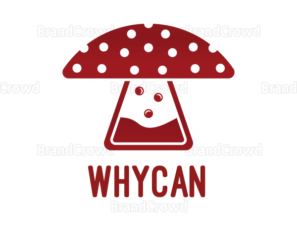 Mushroom Lab Flask Logo