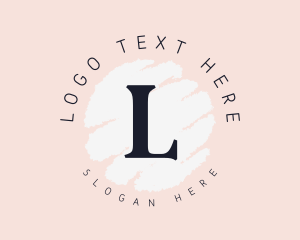 Luxe - Pastel Makeup Stylist Lettermark logo design