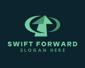 Green Arrow Forwarding logo design