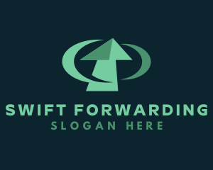 Green Arrow Forwarding logo design