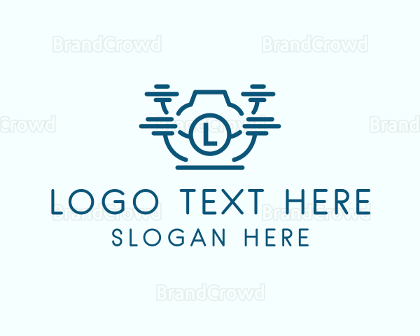 Drone Camera Aerial Photography Logo