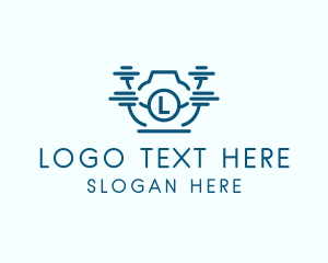 Drone - Drone Camera Aerial Photography logo design