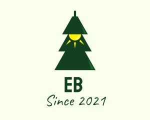 Electric - Pine Tree Light logo design