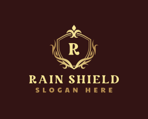 Luxury Royal Shield Crest logo design