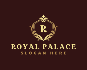 Luxury Royal Shield Crest logo design