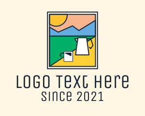 Post Stamp - Morning Mountain Coffee logo design