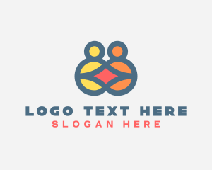 Support - Community People Organization logo design