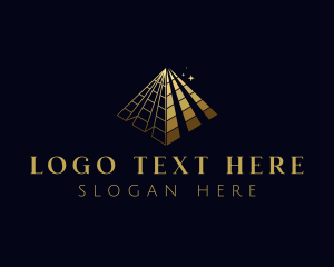 Luxurious - Luxury Pyramid Boutique logo design