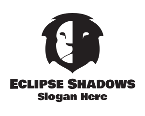 Shadow - Lion Face Shadow logo design
