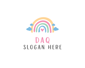 Kids - Creative Playful Rainbow logo design