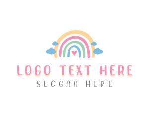 Teacher - Creative Playful Rainbow logo design