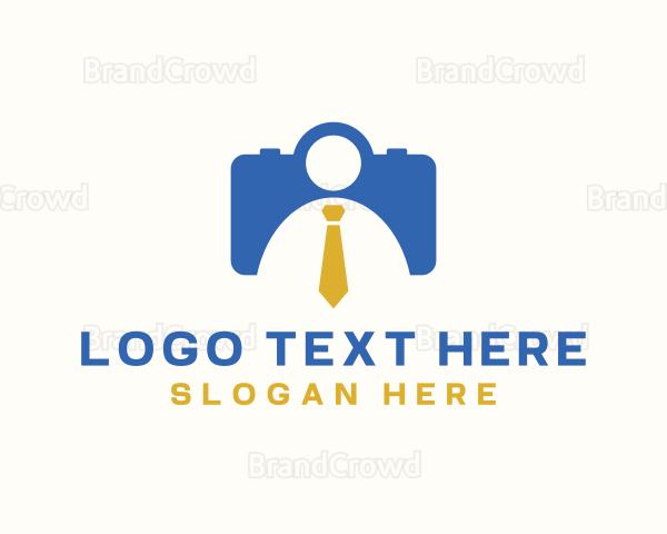 Employee Suitcase Necktie Logo