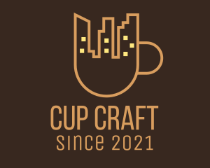 City Coffee Cup logo design