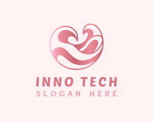Innovation - Pink Innovation Wave logo design