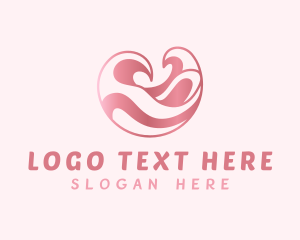 Agency - Pink Innovation Wave logo design
