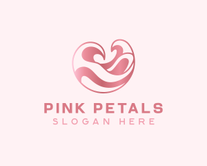 Pink Innovation Wave logo design