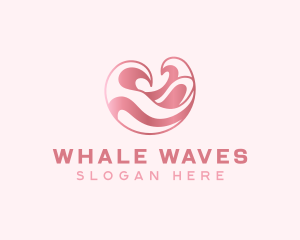 Pink Innovation Wave logo design