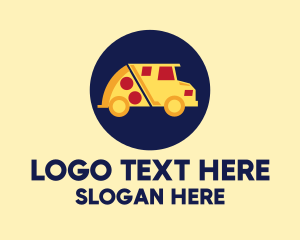 Pizza Delivery - Pizza Delivery Food Truck logo design