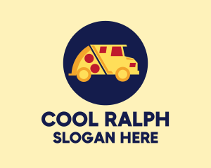 Food - Pizza Delivery Food Truck logo design