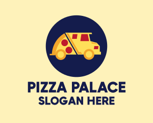 Pizza - Pizza Delivery Food Truck logo design